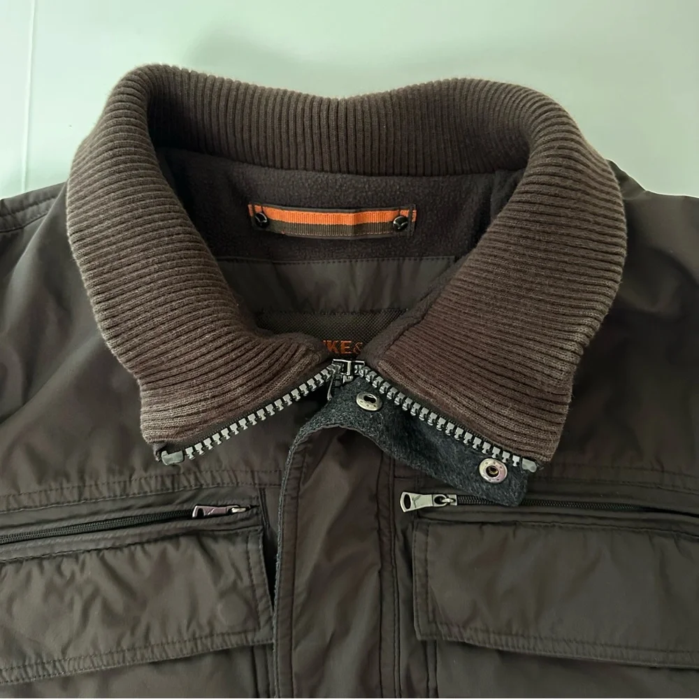 Hawke & Co Dark Brown Utility Jacket‎